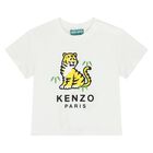 Younger White Tiger Logo T-Shirt, 1, hi-res