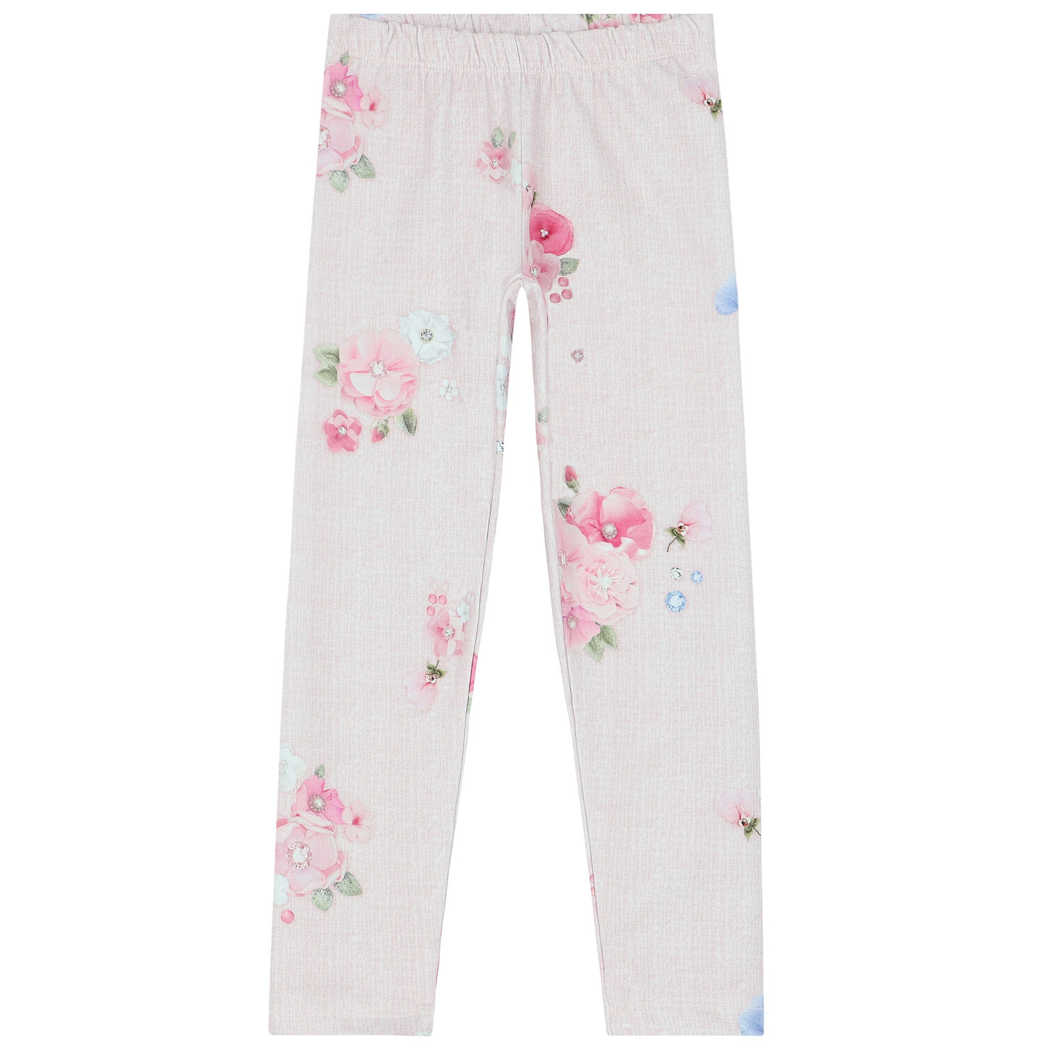 طقم ليغنز بطبعة تيدى باللون الوردى, 1, hi-res