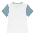 شورت بالشعار باللون الأخضر والأبيض للأولاد, 1, hi-res