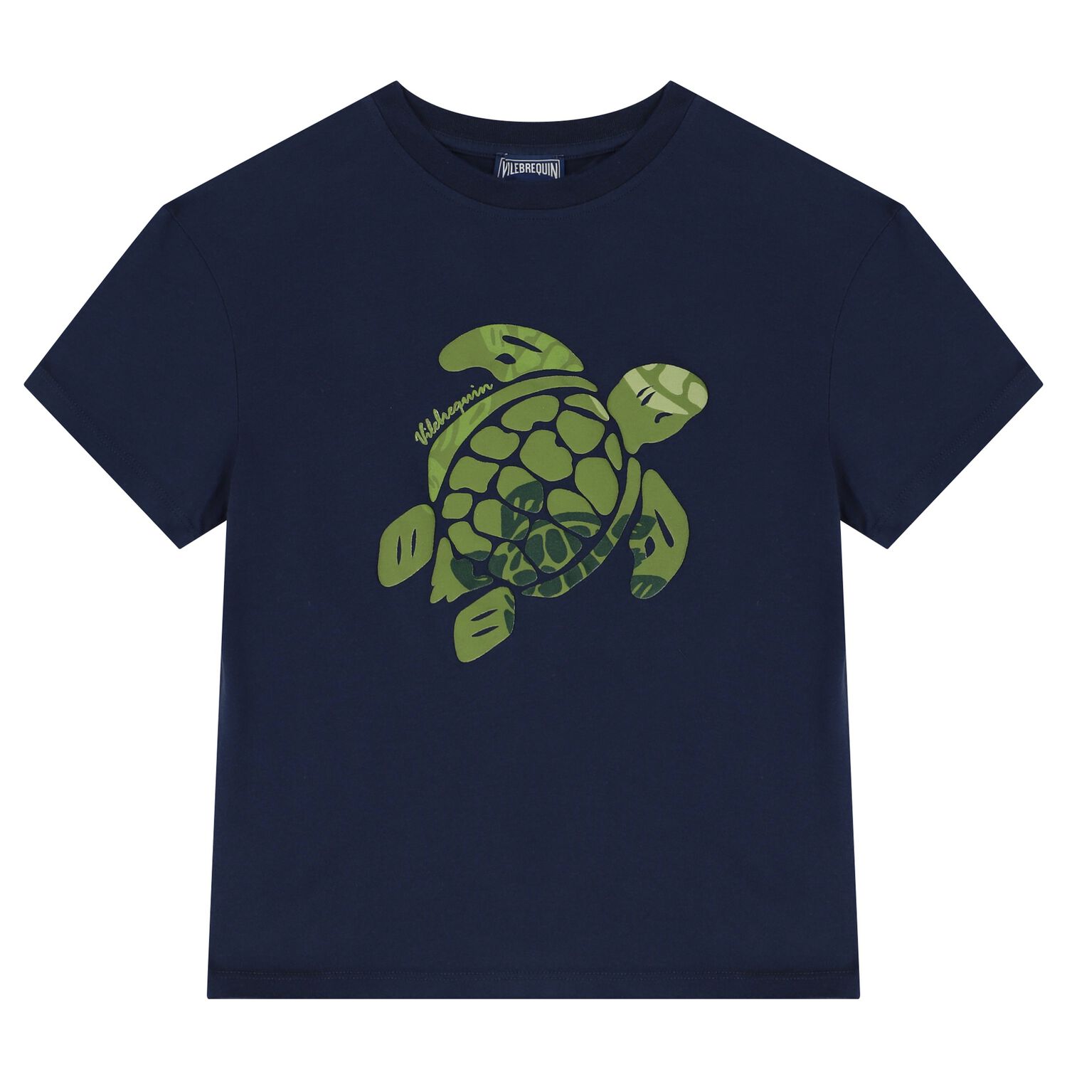 Boys Navy Blue Turtle T-Shirt, 1, hi-res image number null