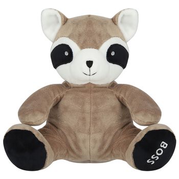 Beige & White Logo Red Panda Toy