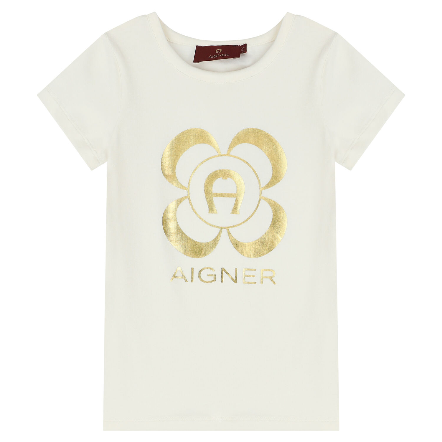 Girls Ivory & Pink Logo Pyjamas, 1, hi-res image number null