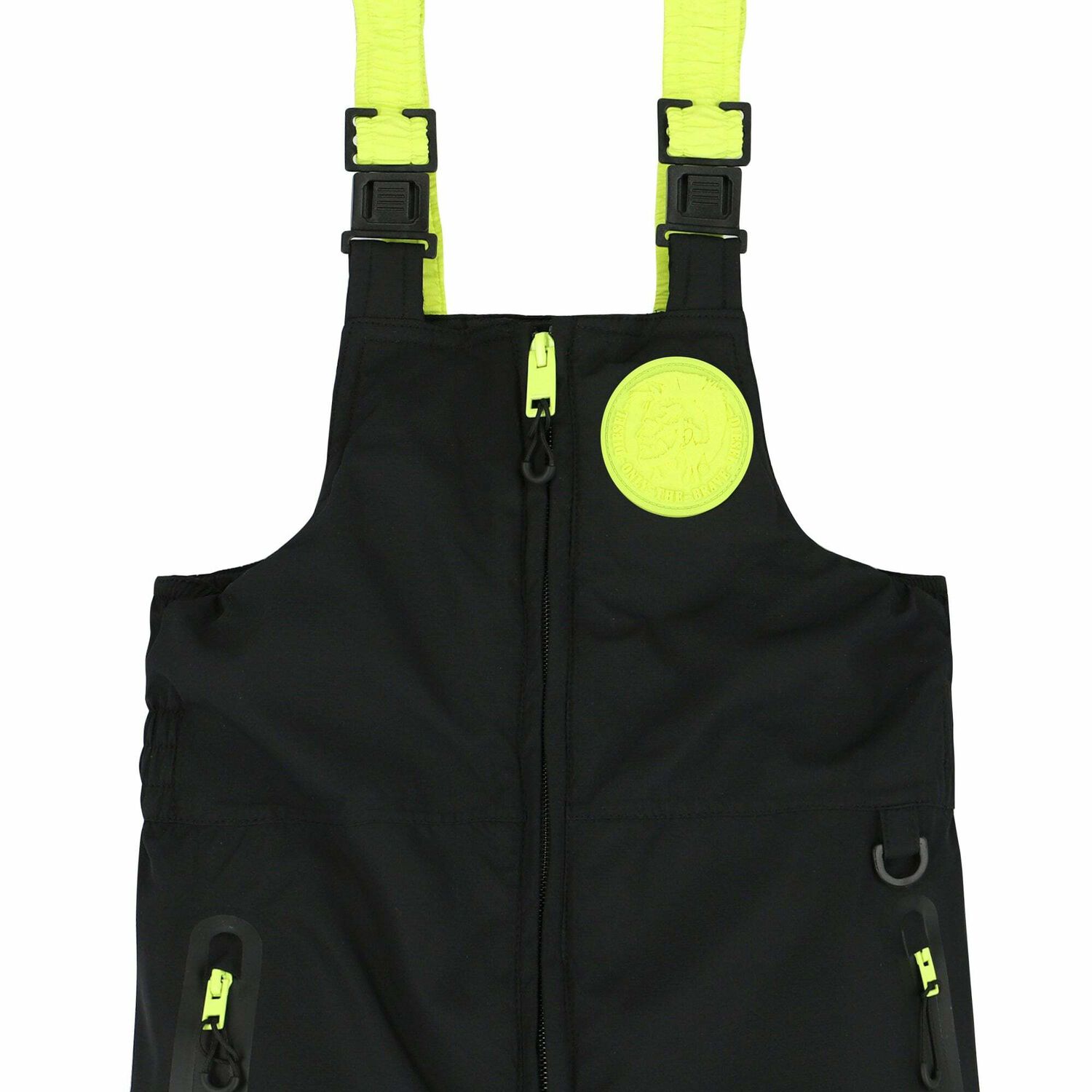 بنطلون تزلج بالشعار باللون الاسود للاولاد, 1, hi-res image number null