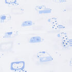 Baby Boys White & Blue Muslin, 2, hi-res
