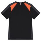 Boys Black Logo T-Shirt, 1, hi-res