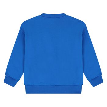 Younger Blue Teddy Bear Logo Sweatshirt