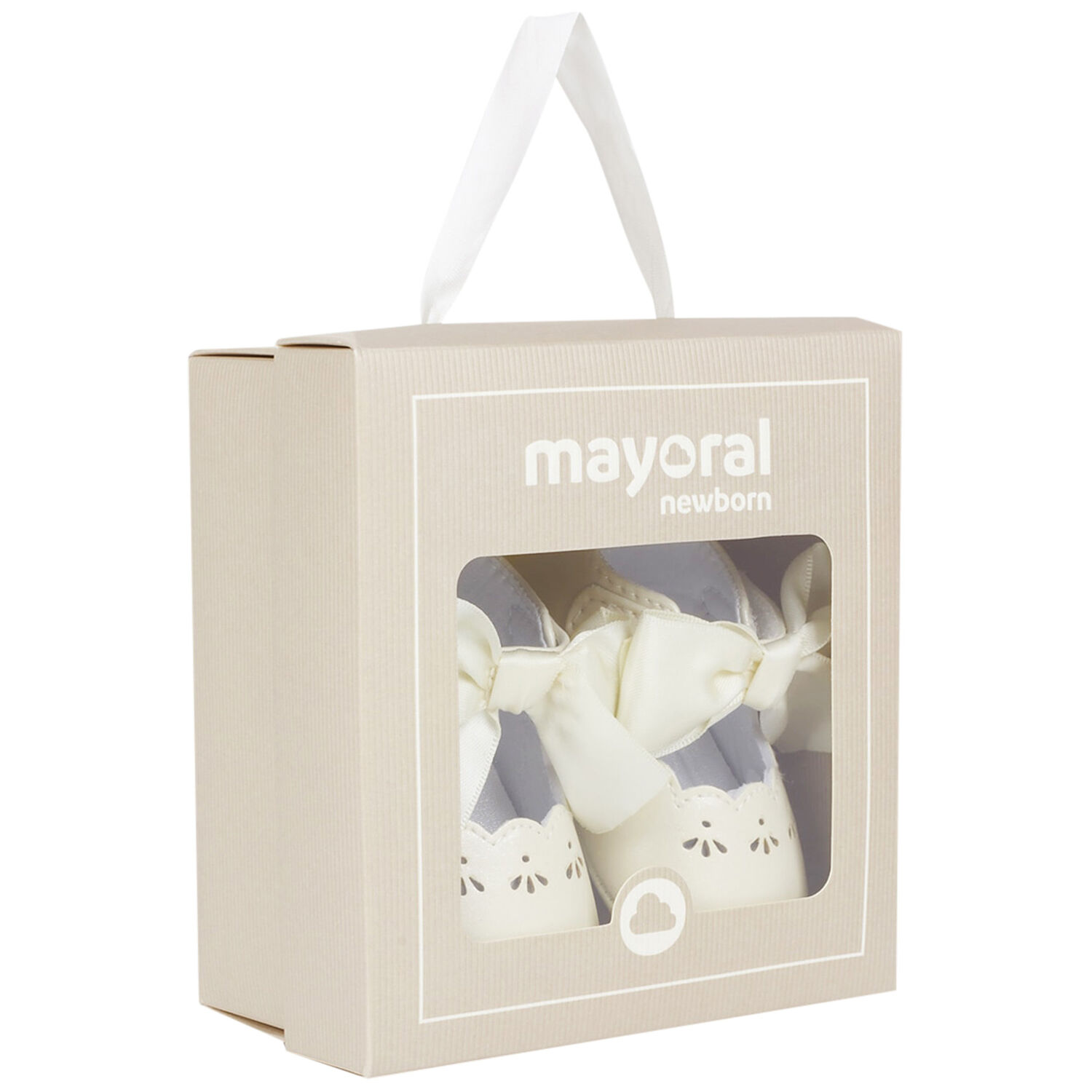 حذاء بنات قبل المشي باللون العاجي, 3, hi-res