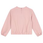 طقم تنوره للبنات مرزه بترتر وشراشيب باللون الوردى, 1, hi-res