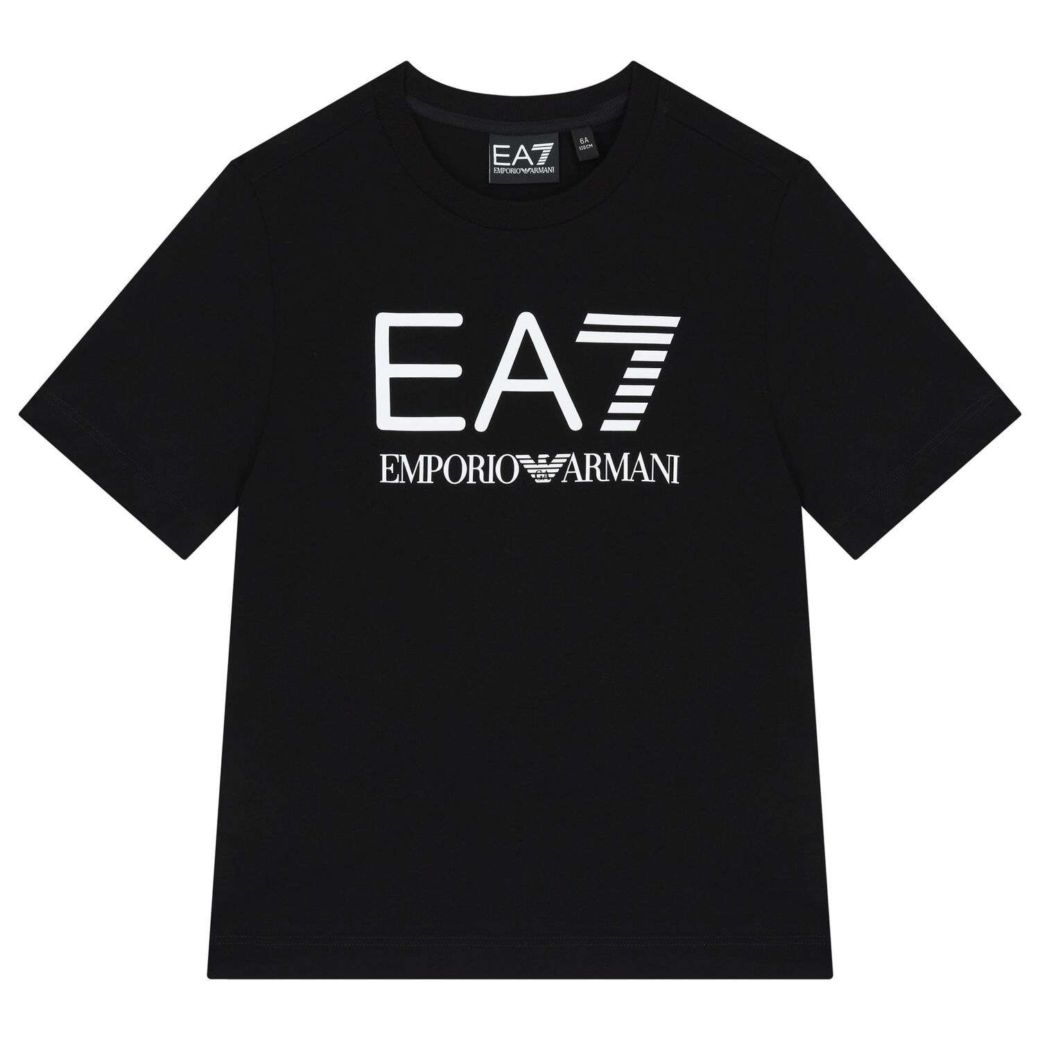 شورت بالشعار باللون الاسود للأولاد, 6, hi-res