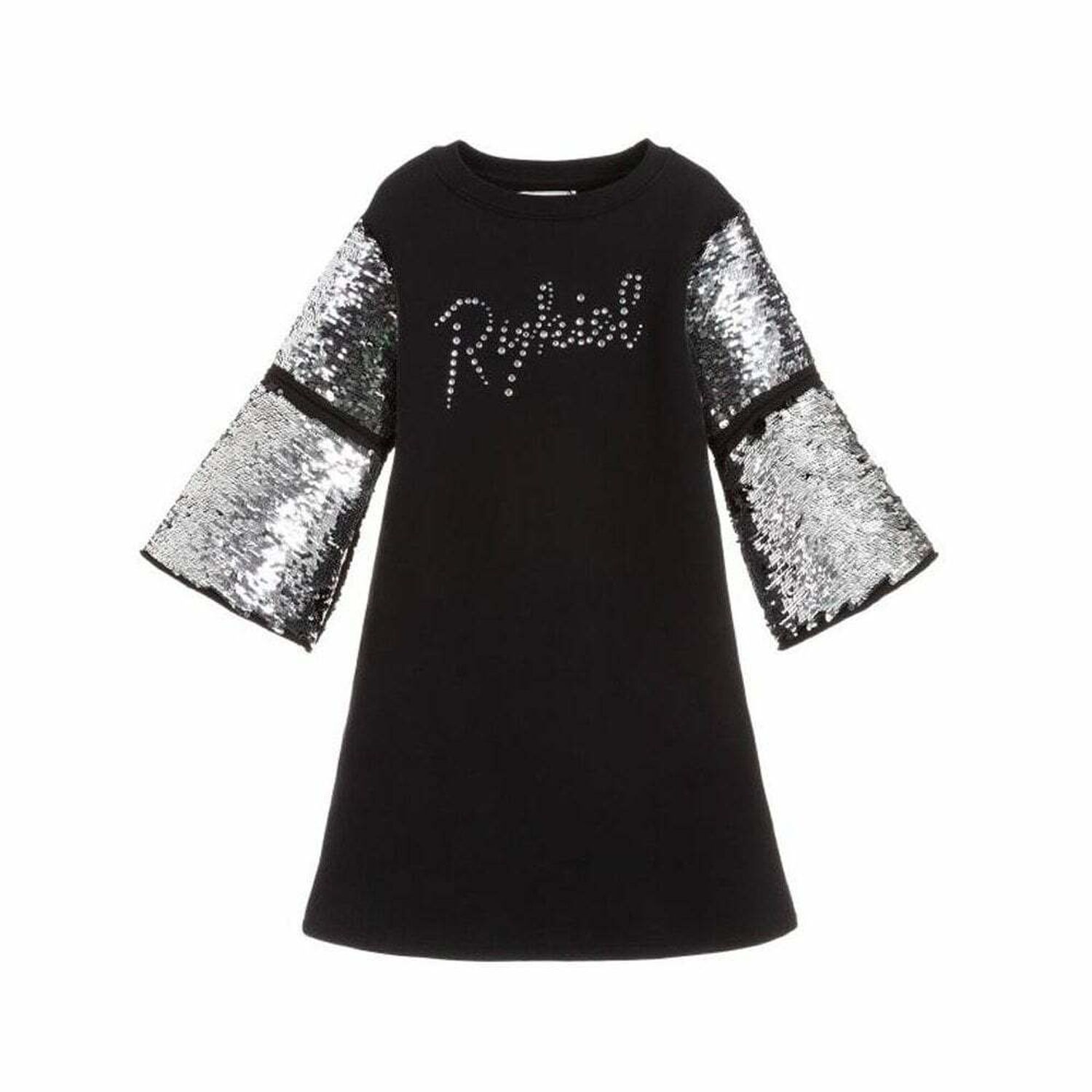 Girls Black Party Dress, 1, hi-res image number null