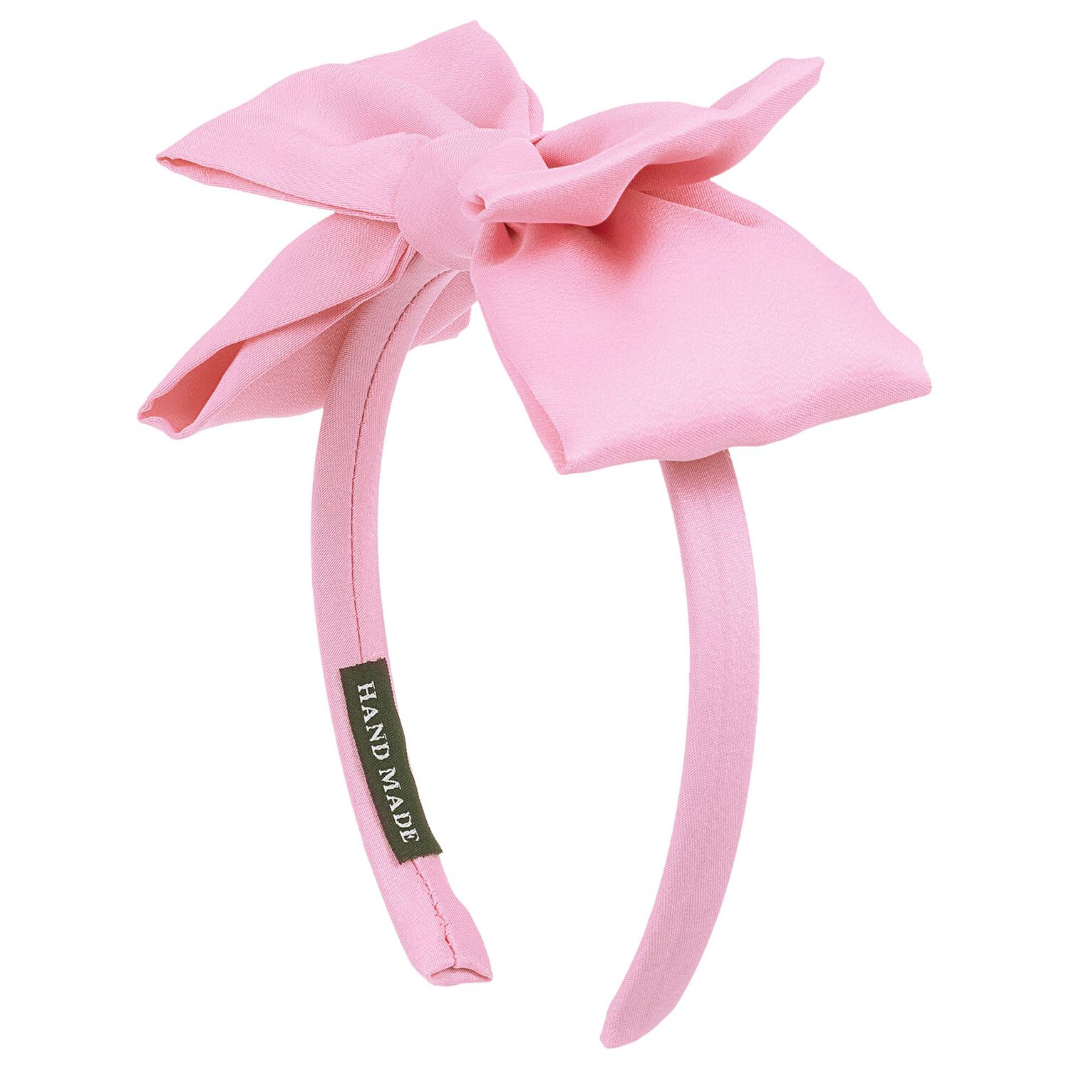 Girls Pink Bow Headband, 3, hi-res