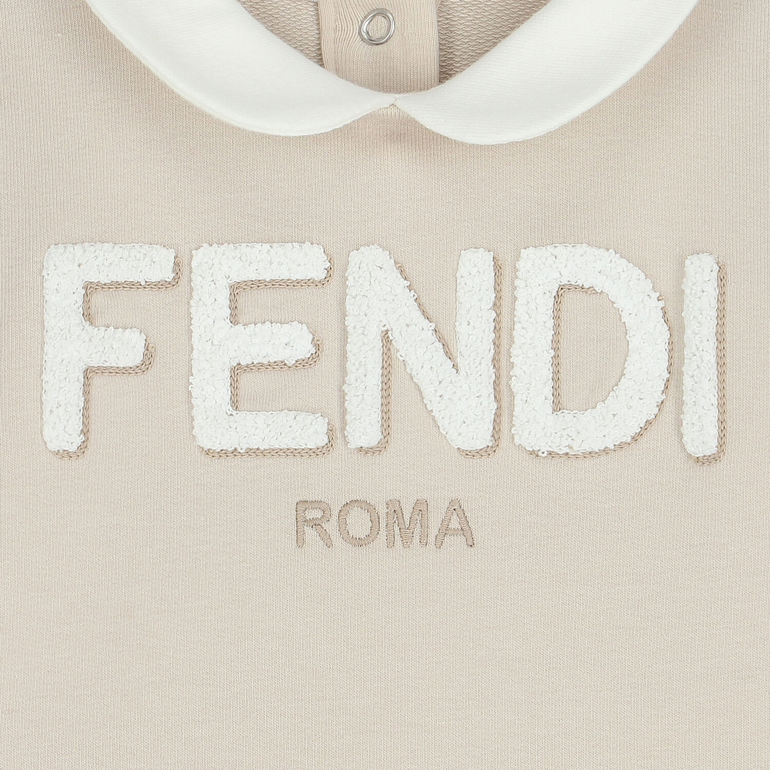 طقم أفرول بالشعار باللون البيج و العاجي, 3, hi-res image number null