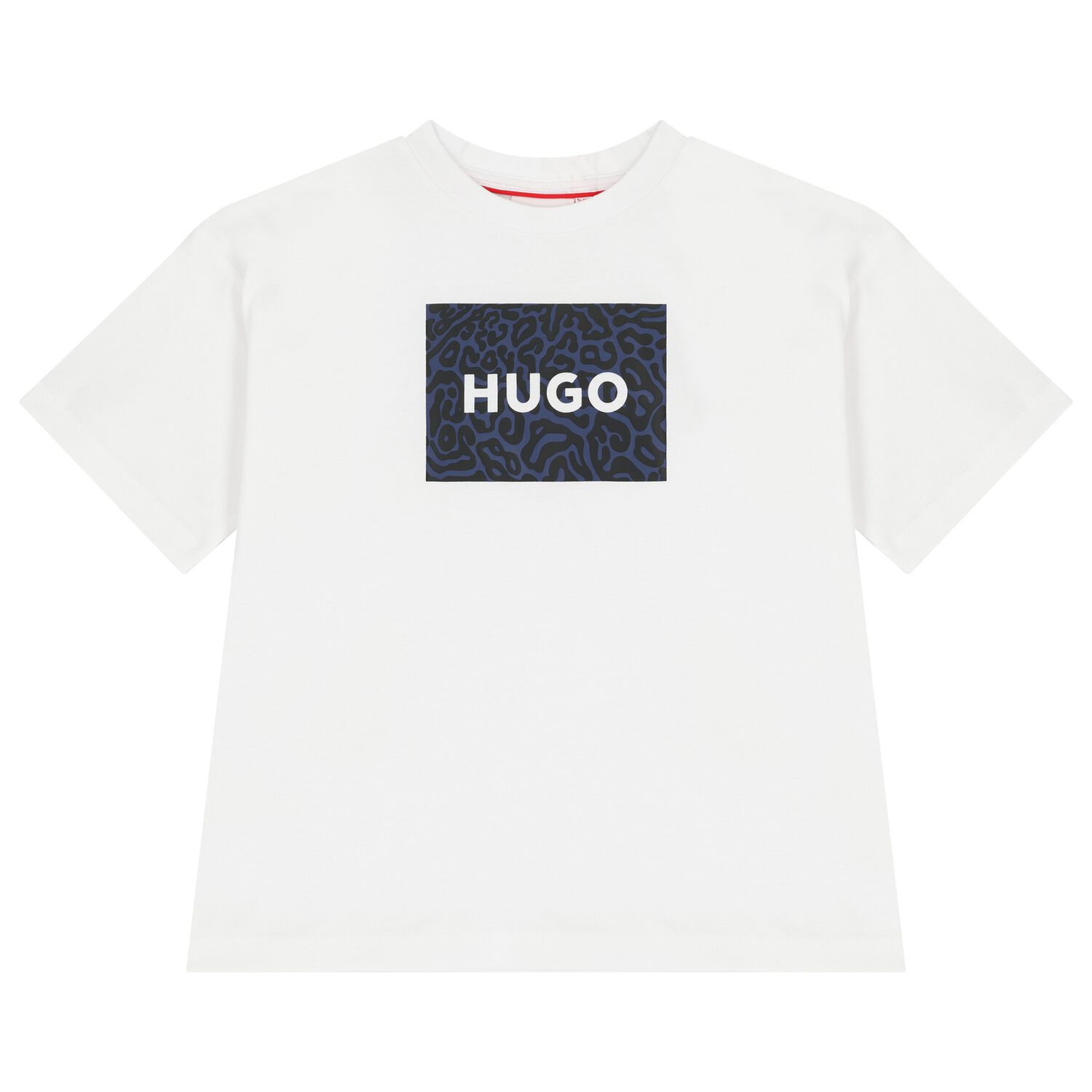 Boys White Logo T-Shirt, 1, hi-res