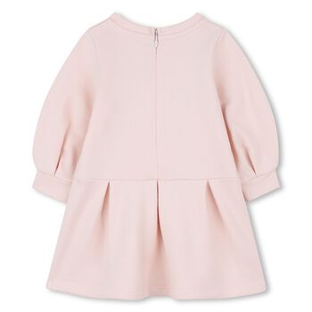 Younger Girls Pink Logo Dress