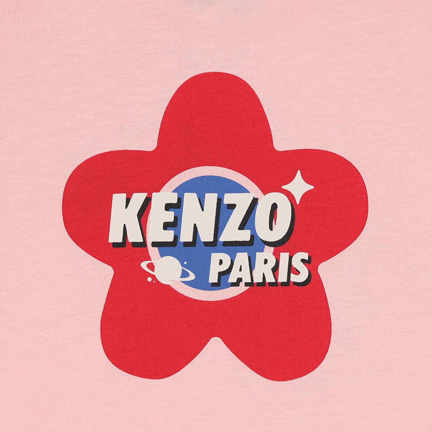 تي شيرت وردي بشعار للفتيات , 1, hi-res