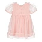 Baby Girls Pink Sequin Tulle Dress Set, 1, hi-res
