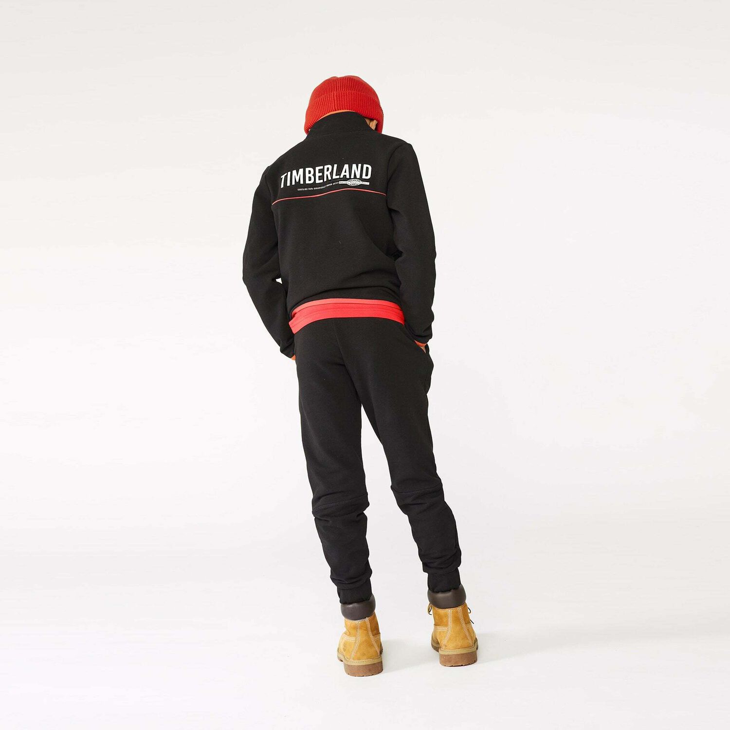 سويت شيرت بالشعار باللون الاسود للاولاد, 1, hi-res