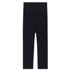 Baby Girls Navy Leggings, 1, hi-res