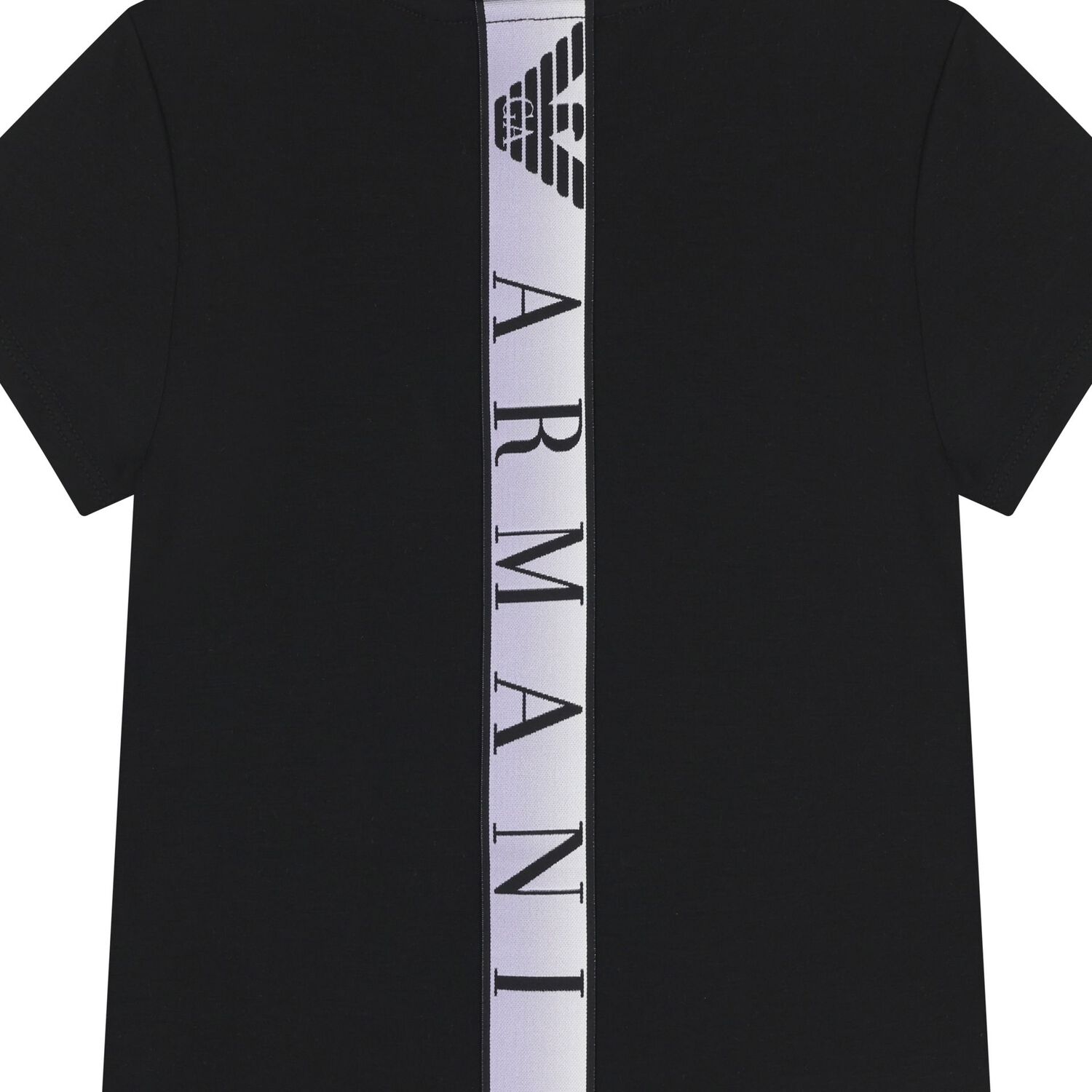 Girls Black Logo T-Shirt, 1, hi-res