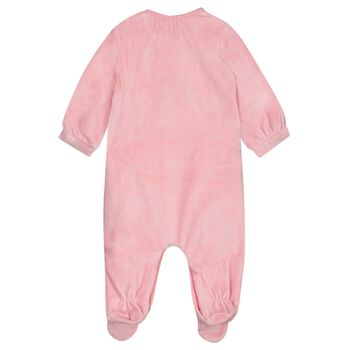 Baby Girls Pink Hearts Babygrow