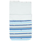 مدس بخطوط متعرجة باللون الازرق والابيض, 1, hi-res