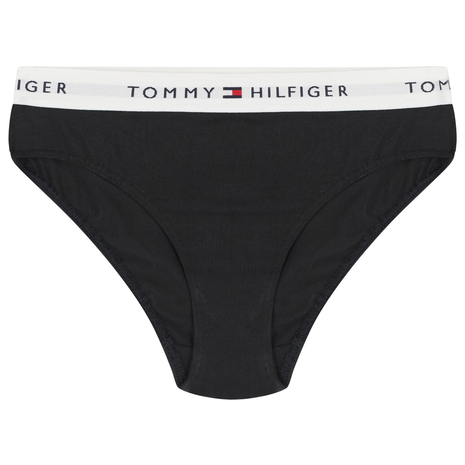 Girls Black & White Logo Knickers (2-Pack), 1, hi-res