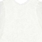 Girls White Embellished Tulle Dress, 1, hi-res