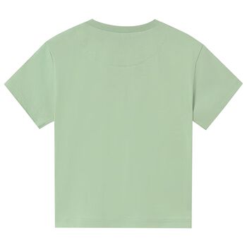 Younger Boys Green Animals T-Shirt