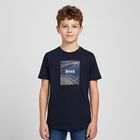 Boys Navy Blue Logo T-Shirt, 1, hi-res