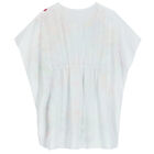 قفطان بنات بالزهور باللون الابيض, 1, hi-res