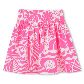 Girls Pink Sea Shell Skirt