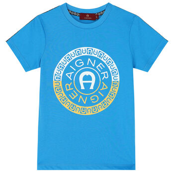 Boys Blue Logo T-Shirt