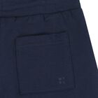 Boys Navy Blue Logo Shorts, 4, hi-res
