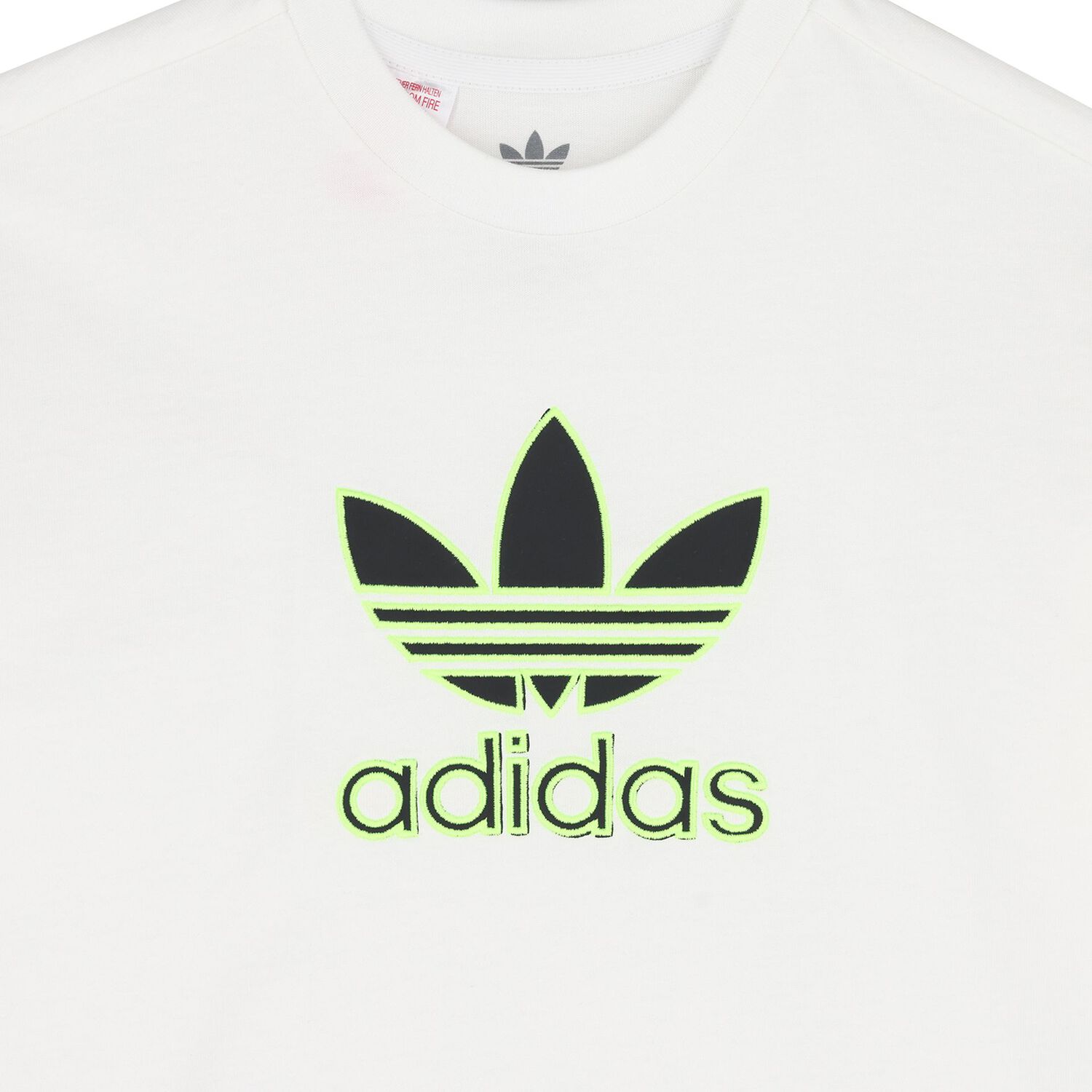 تيشيرت بالشعار تريفول باللون الابيض , 1, hi-res