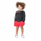 Girls Red Jersey Shorts, 1, hi-res