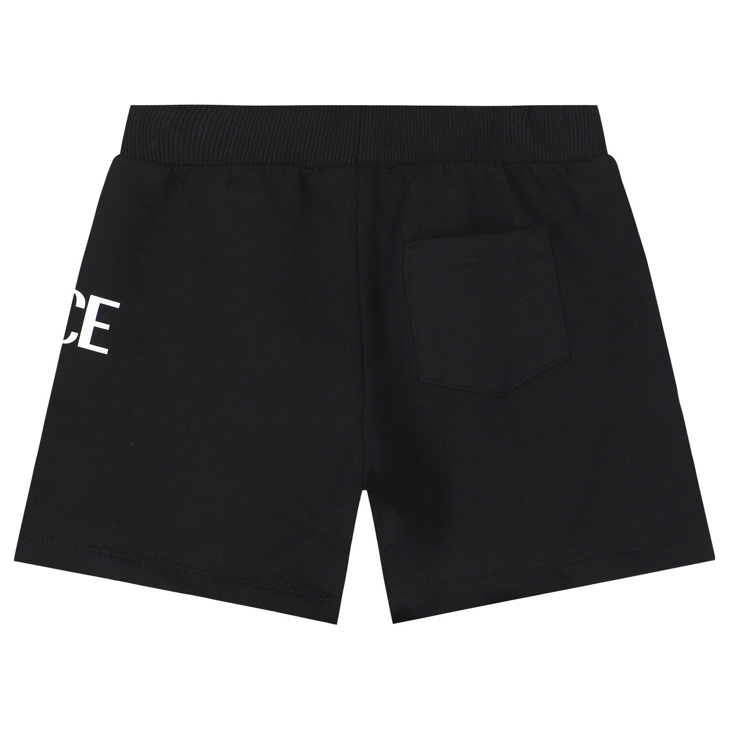 Black Logo Shorts, 1, hi-res