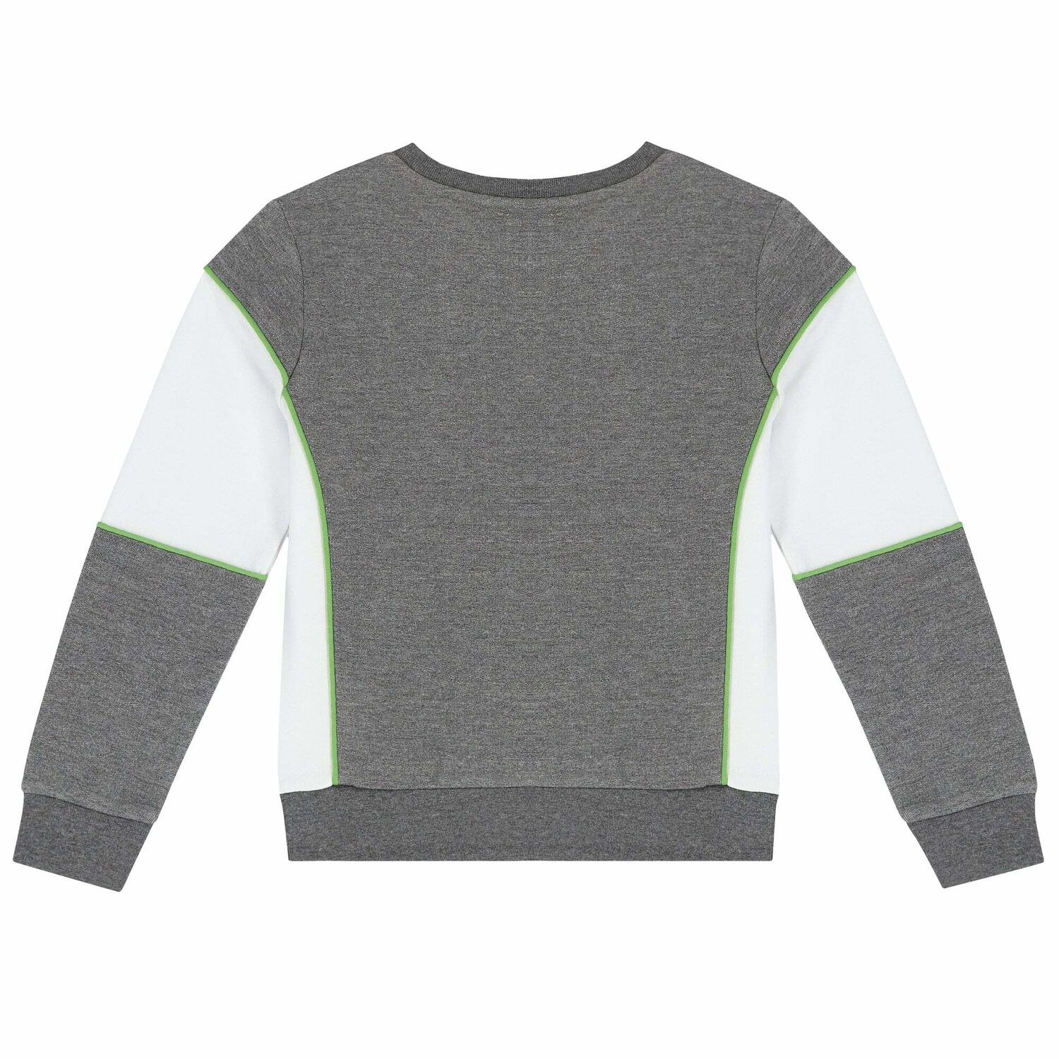 Boys Grey & White Logo Sweatshirt, 1, hi-res image number null