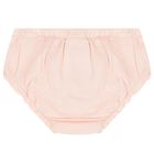 طقم فستان بنات دانتيل باللون الوردي, 1, hi-res