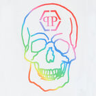 Boys White Skull Logo T-Shirt, 1, hi-res