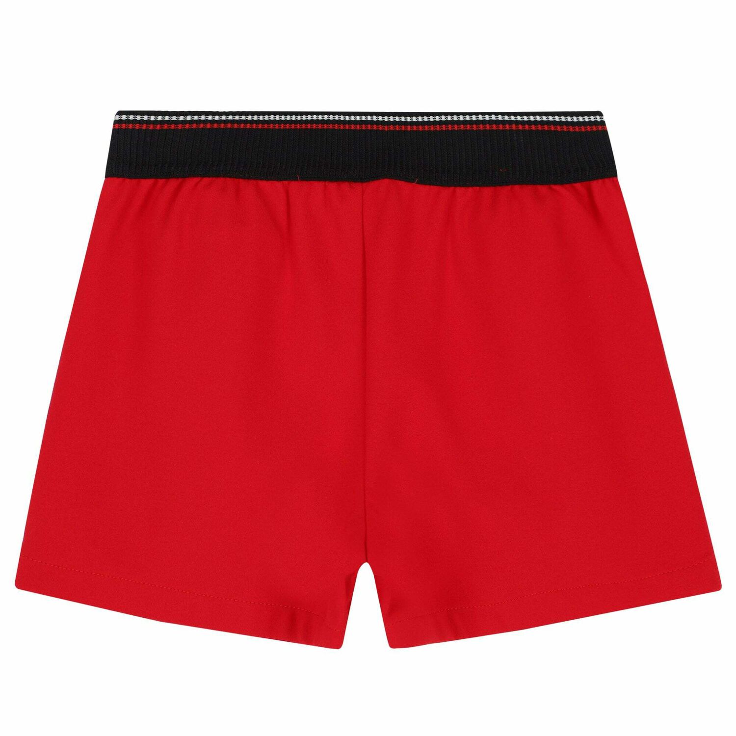 Girls Red Jersey Shorts, 1, hi-res image number null