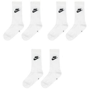 White Logo Socks ( 3-Pack )