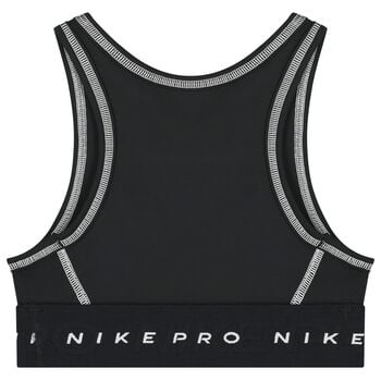 Girls Black Logo Bra Top