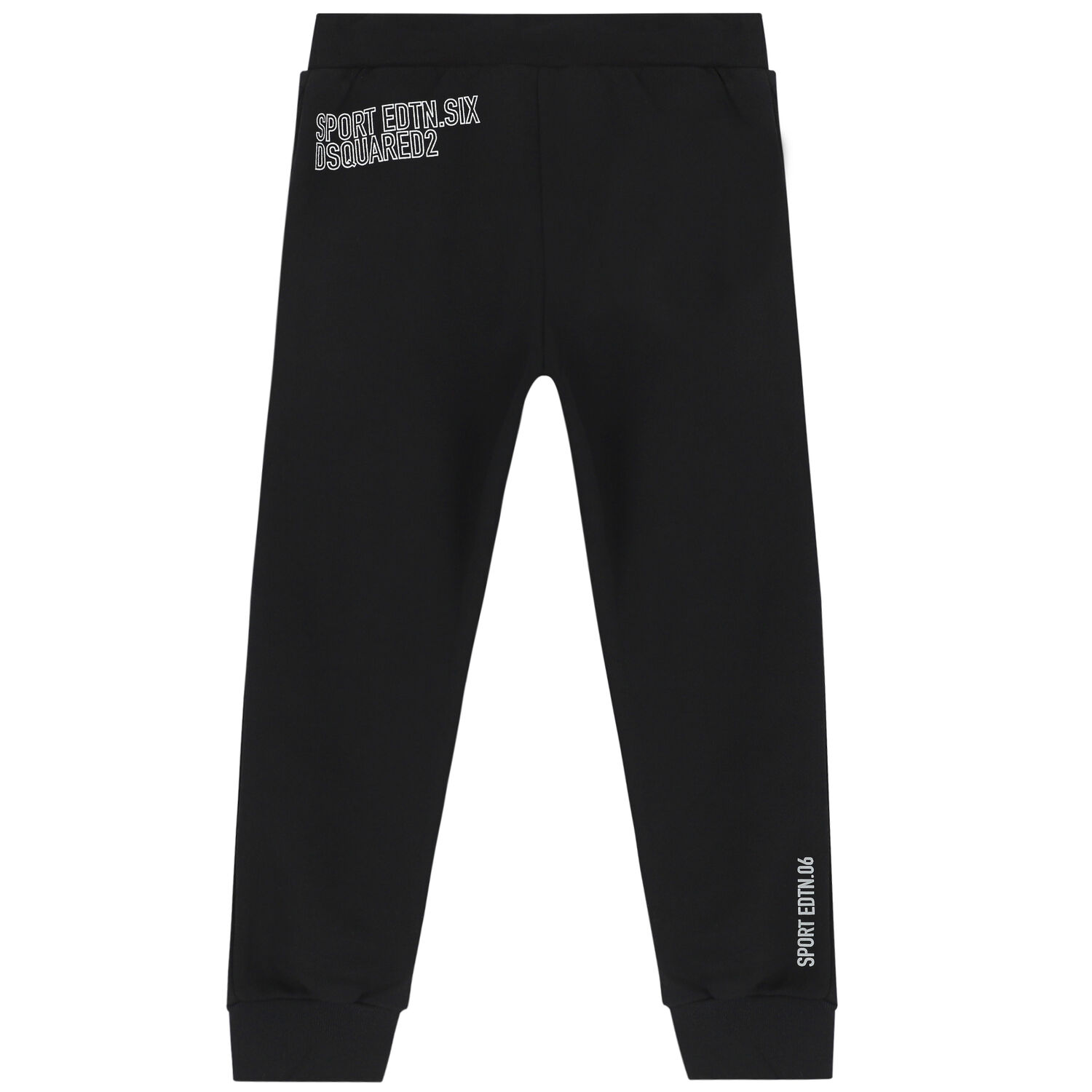 بنطلون رياضي بطبعة باللون الأسود, 1, hi-res image number null