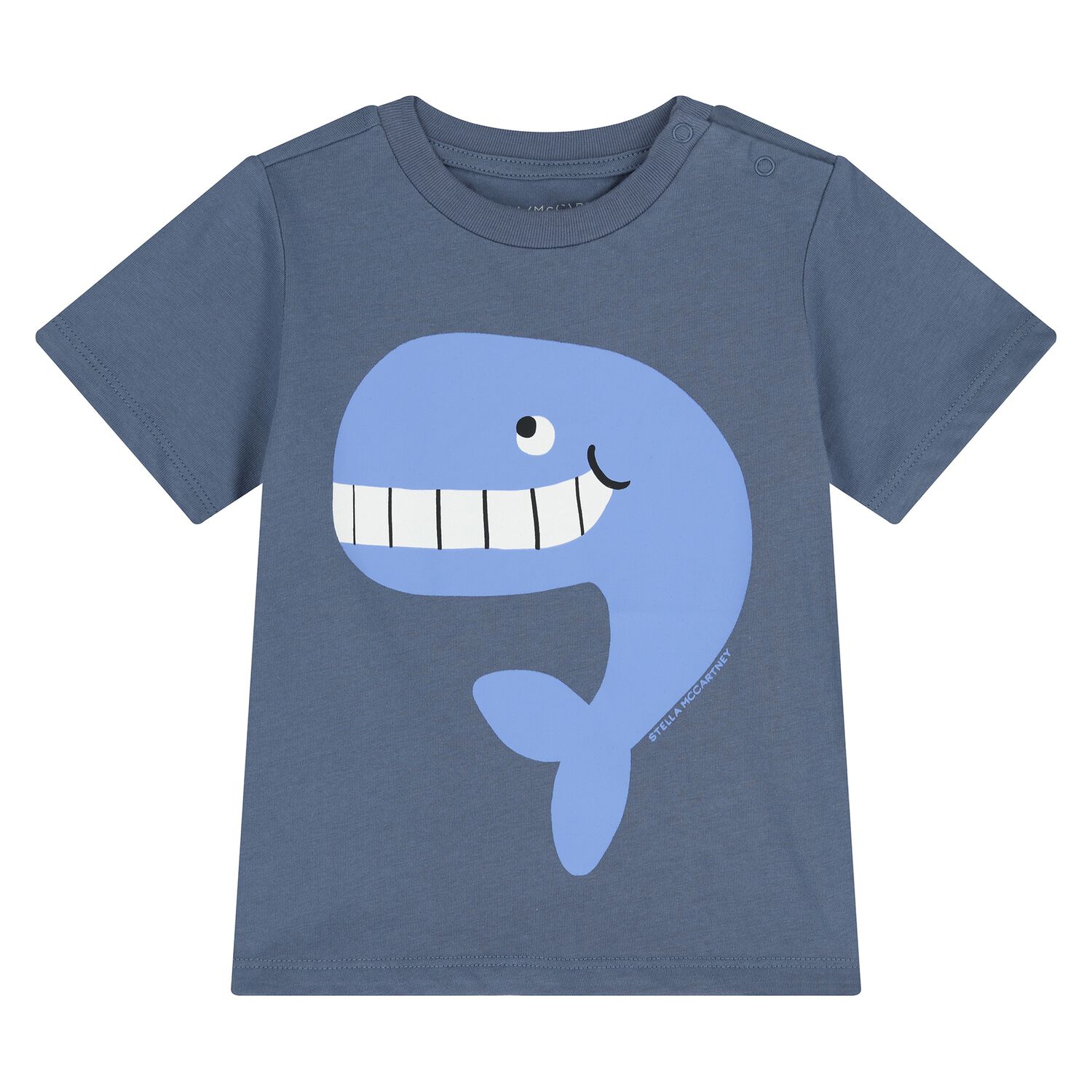 Younger Boys Blue Whale T-Shirt, 1, hi-res