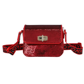 Girls Red Logo Handbag