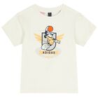 Boys Ivory & Navy Blue Disney Shorts Set, 1, hi-res