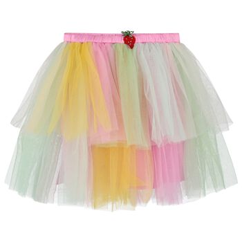 Gilrs Multicolored Tulle Skirt 