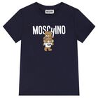 Navy Blue Teddy Bear Logo T-Shirt, 3, hi-res