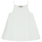 Girls Ivory Marmo Dress, 1, hi-res
