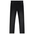 بنطلون جينز باللون الكحلى للبنات, 1, hi-res